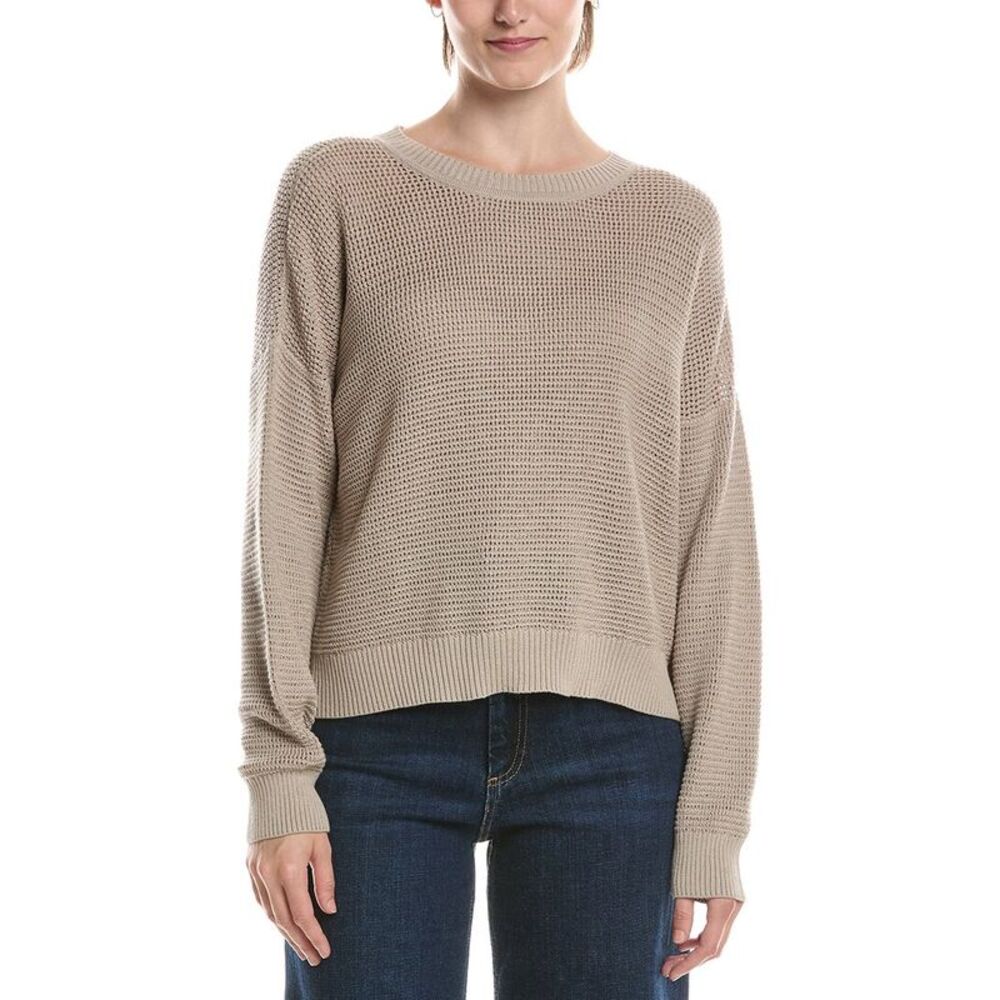 Eileen Fisher Womens Petite Sweater, Brown
